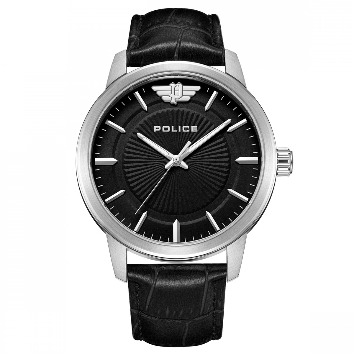 MONTRE POLICE HOMME SIMPLE CUIR